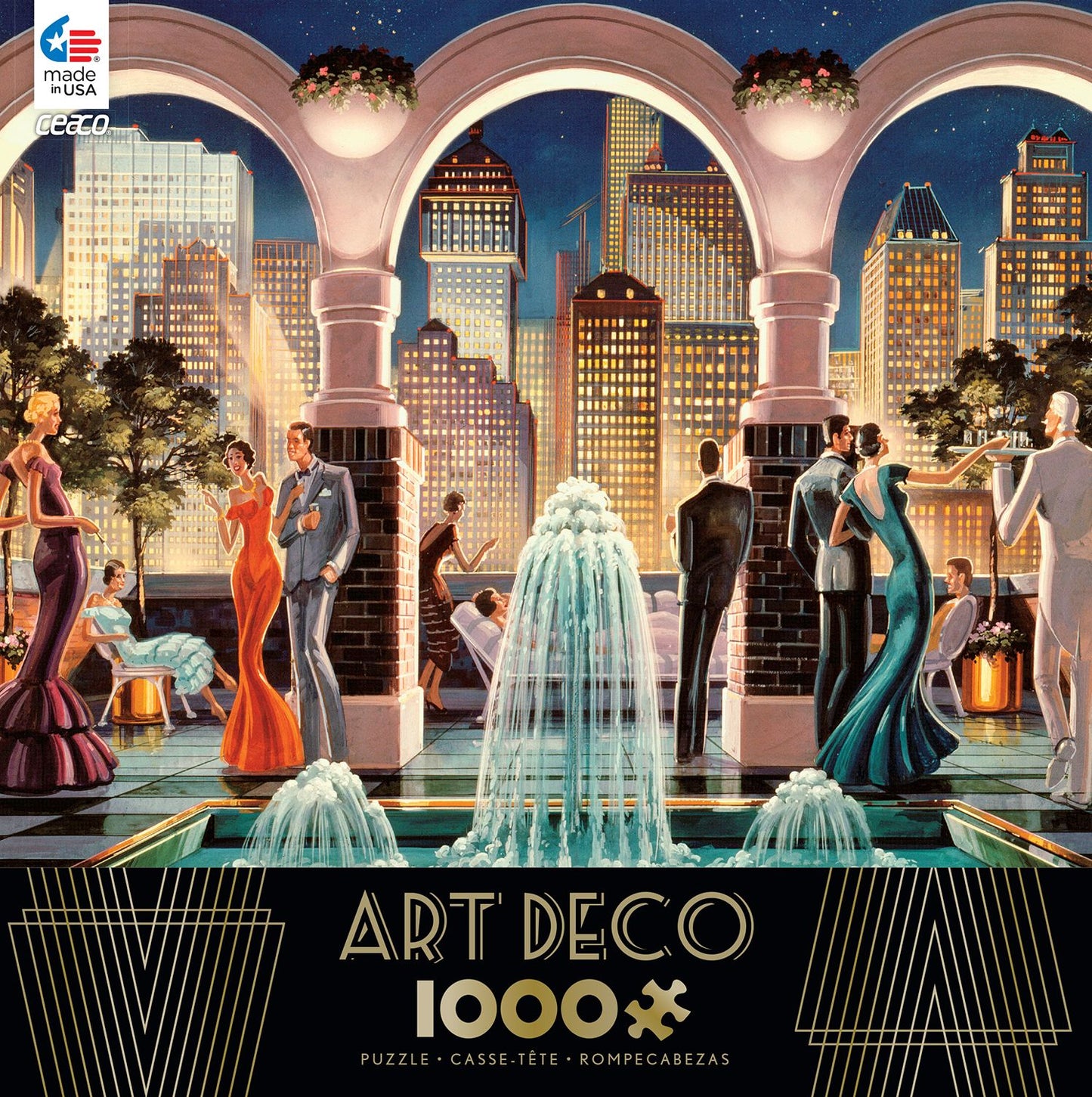 Art Deco 1000pc - Skyline (B&N Exclusive)