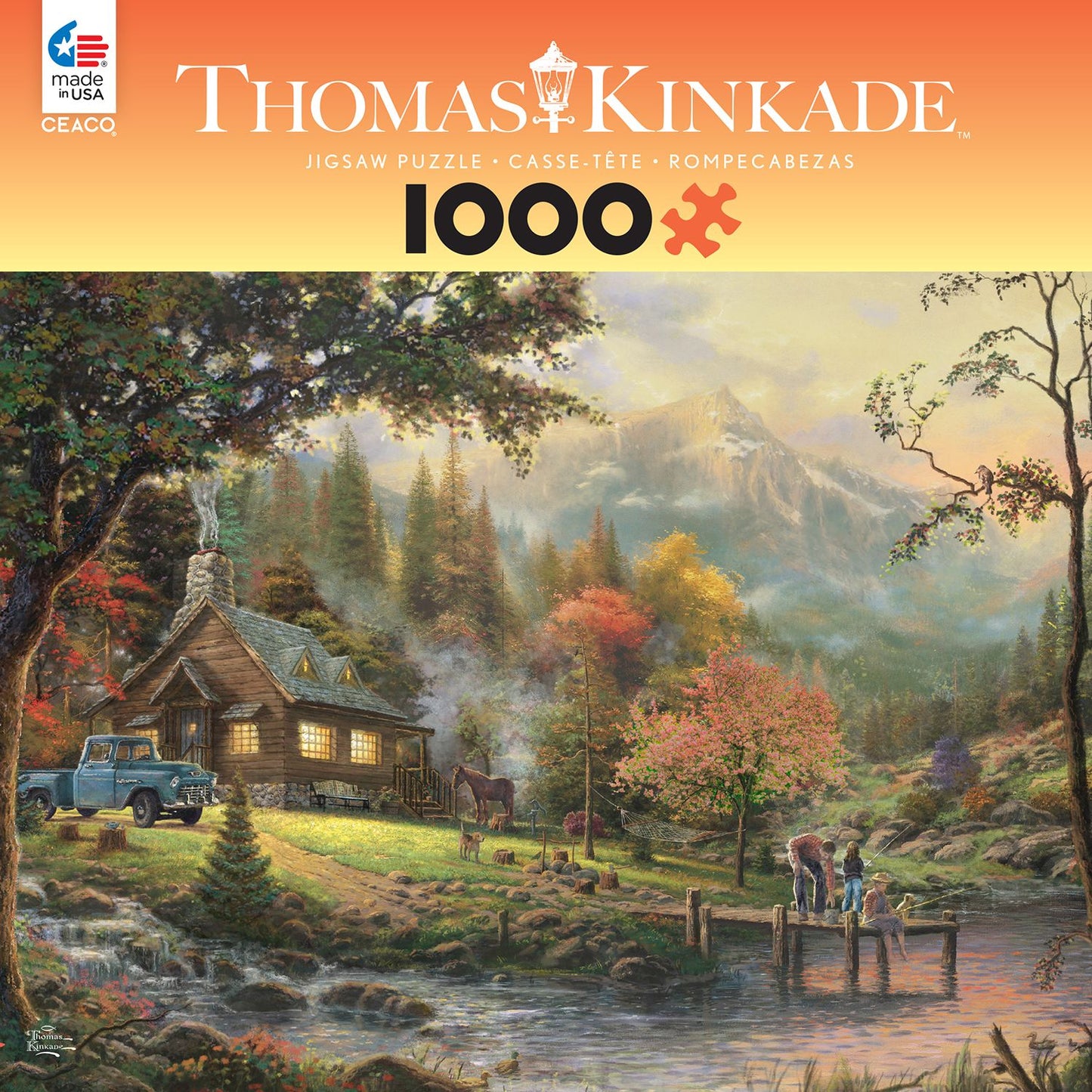 Thomas Kinkaid 1000pc Peaceful Moments Exclusive Puzzle