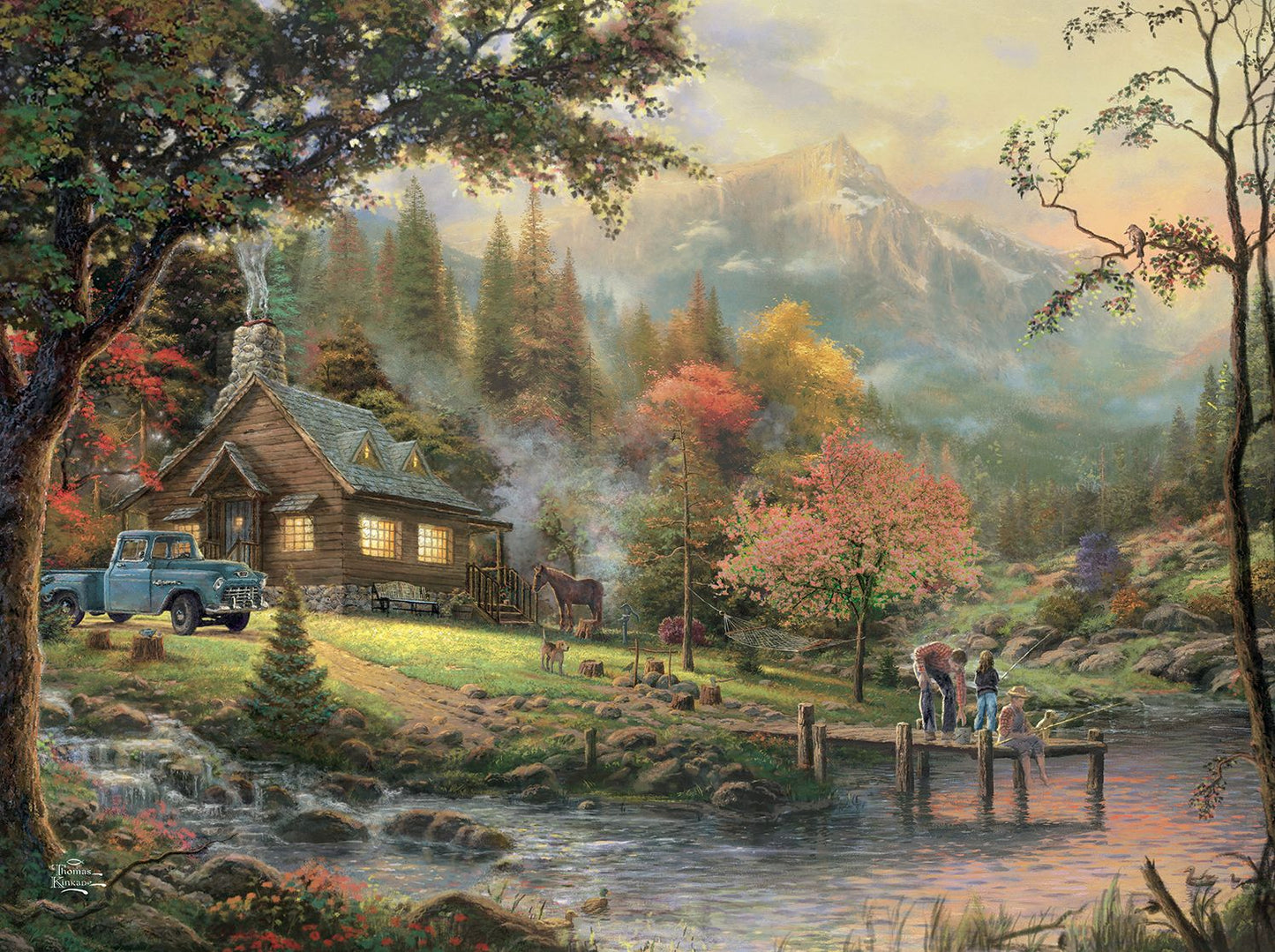 Thomas Kinkaid 1000pc Peaceful Moments Exclusive Puzzle