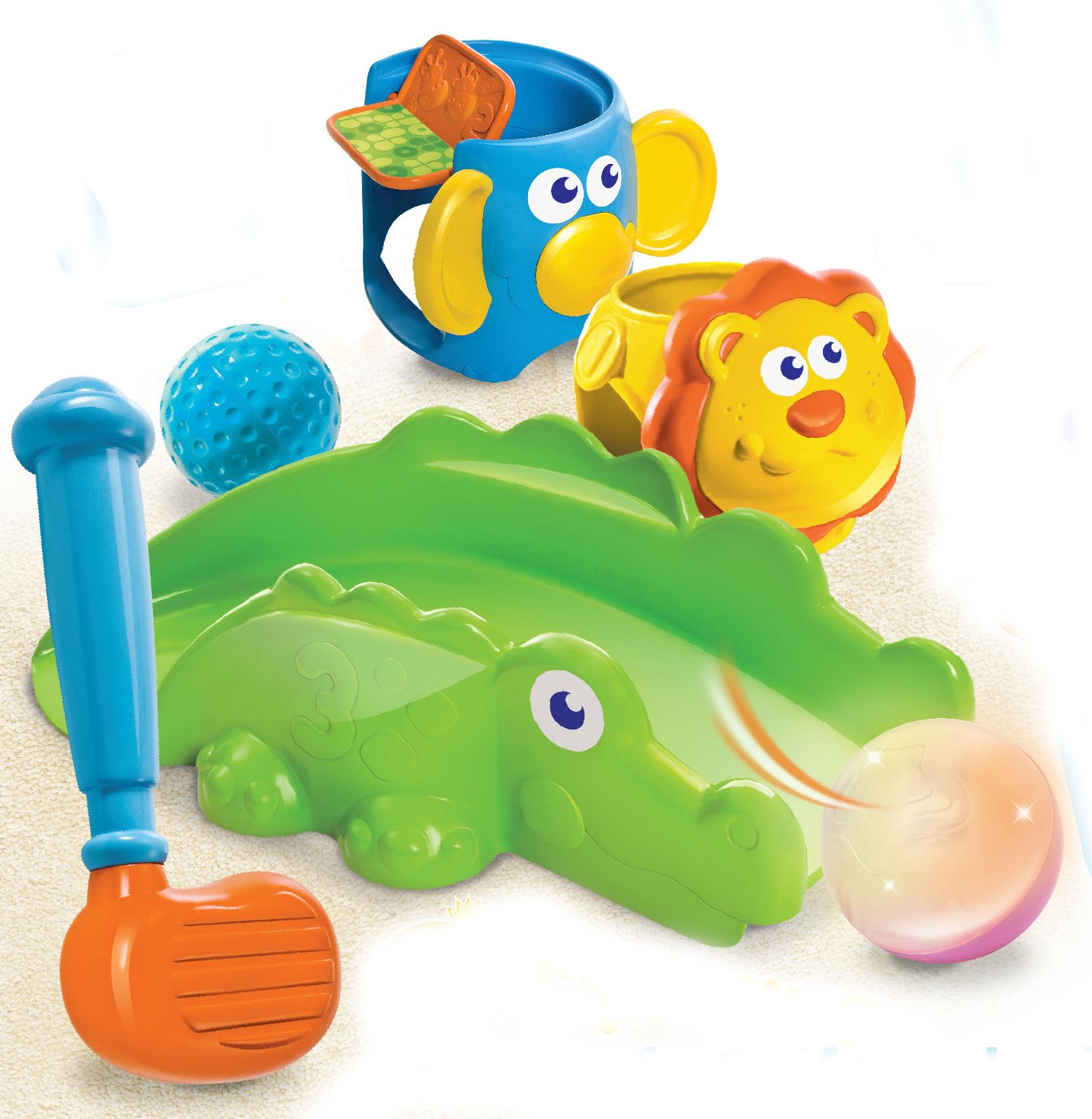 Rolling 'n Blinking Goofy Golfer Stacker