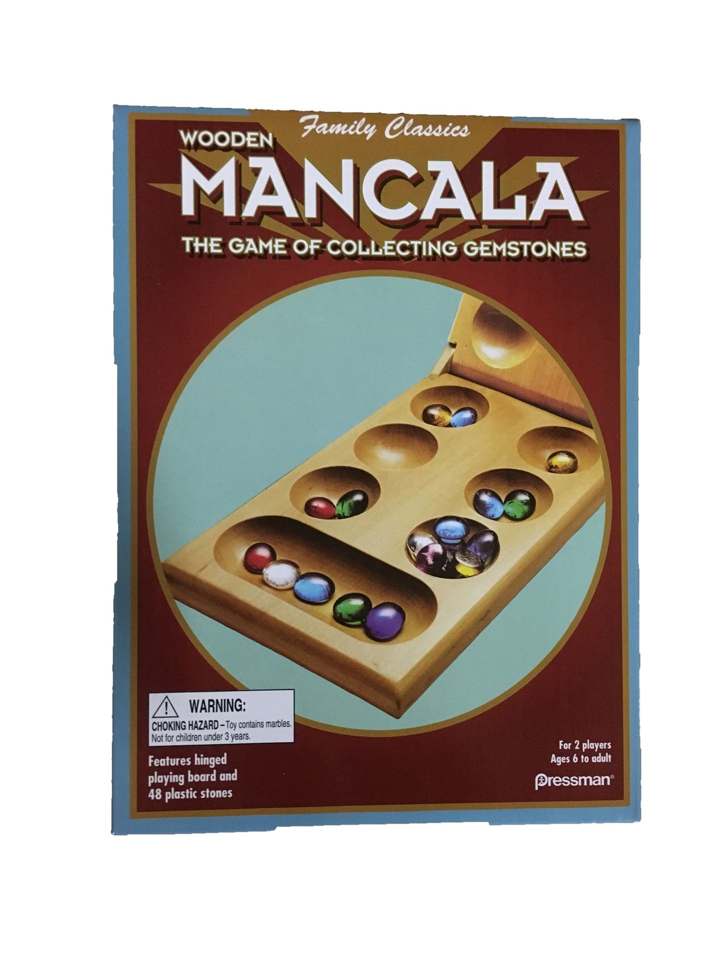 Family Classics Wooden Mancala Game