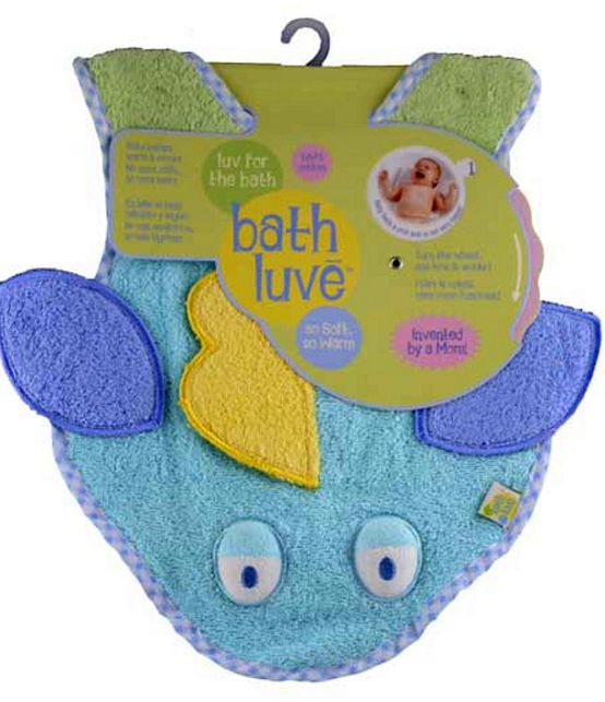 Triboro Just Born Bath Luve, Blue Fish