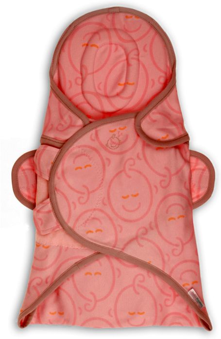 Triboro SootheTIME Snooze Wrap Plus 0-3m, Pink