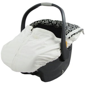 Triboro SootheTIME Cruise Cover Weather Resistant Car Seat Cover, White