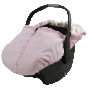 Triboro SootheTIME Cruise Cover Weather Resistant Car Seat Cover, Pink