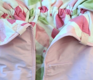 Triboro SootheTIME Snuggler Weather Resistant Stroller Cover, Pink Leaves