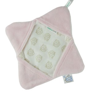 Triboro SootheTIME Splash Cloth Finger Tip Wash Cloth, Pink