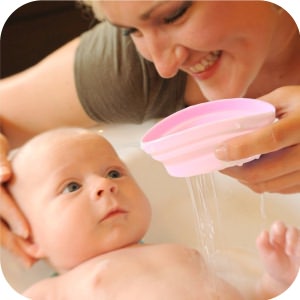 Triboro SootheTIME Splash Cup, Sprinkle & Pour Cup, Pink