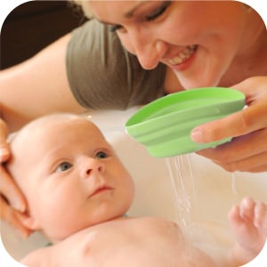 Triboro SootheTIME Splash Cup, Sprinkle & Pour Cup, Sage