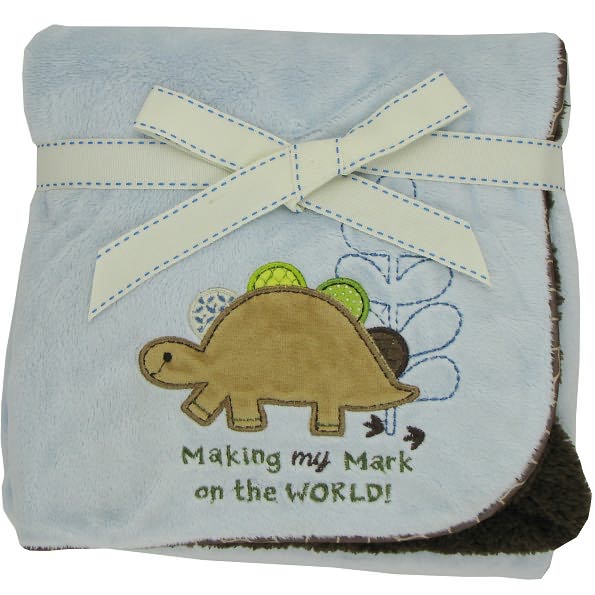Triboro Jill McDonald Adorable Dino Fleece Blanket