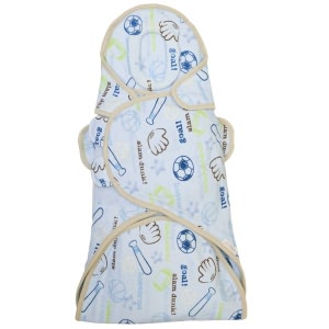 Triboro SootheTIME Snooze Wrap Plus 0-3m, Boy Print