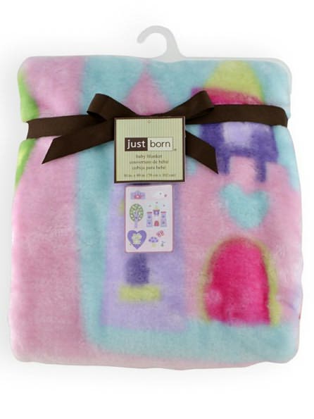 Triboro Just Born Hi Pile Blanket, Princess