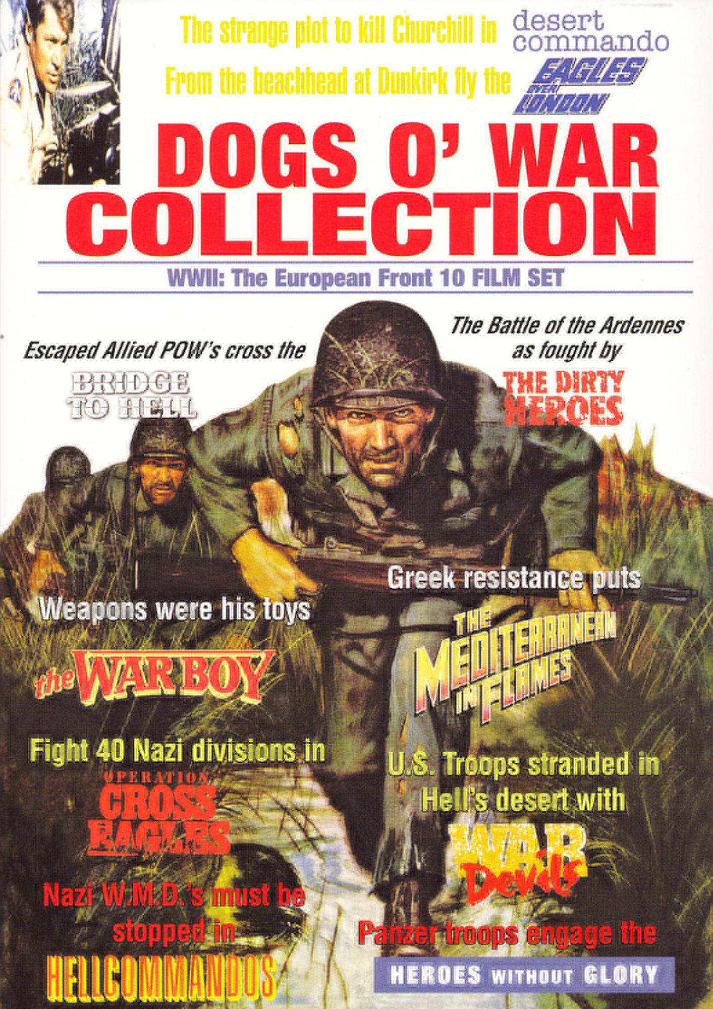 Dogs O'War Collection: WWII - The European Front 10 Film Set