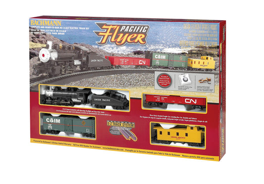Pacific Flyer HO ScaleElectric Train Set