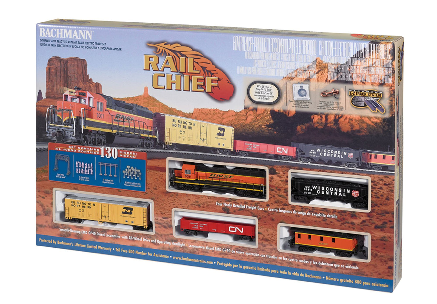 HO Scale Rail Chief Train Set
