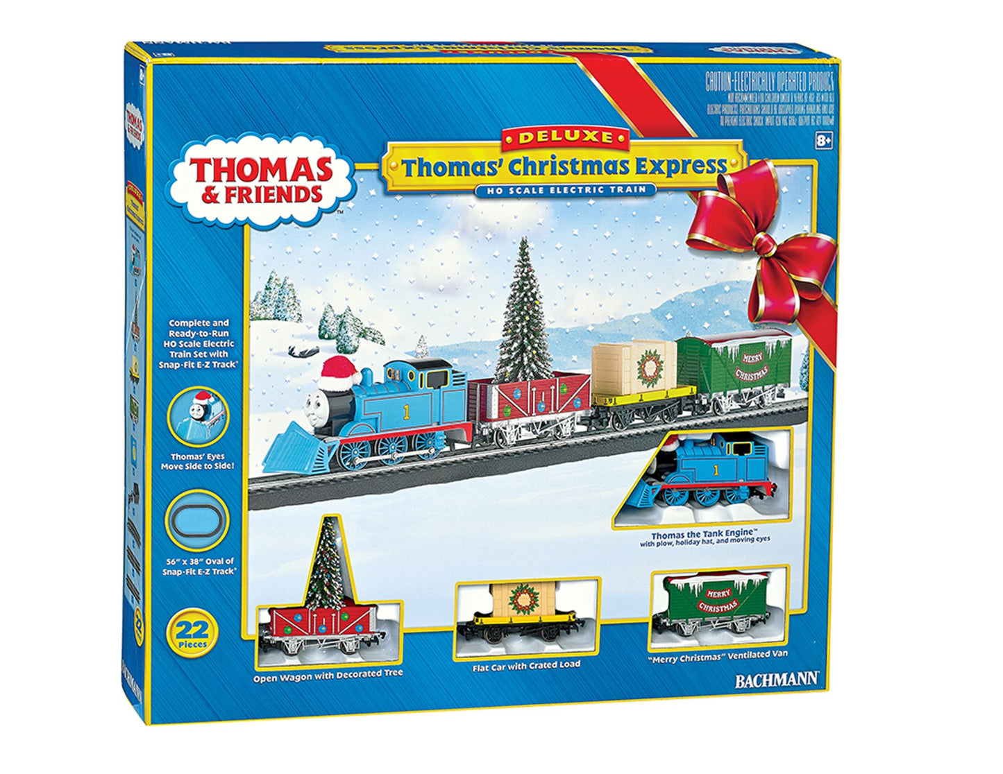 Bachmann Trains Thomas' Christmas Express HO Scale Ready To Run Electric Train Set