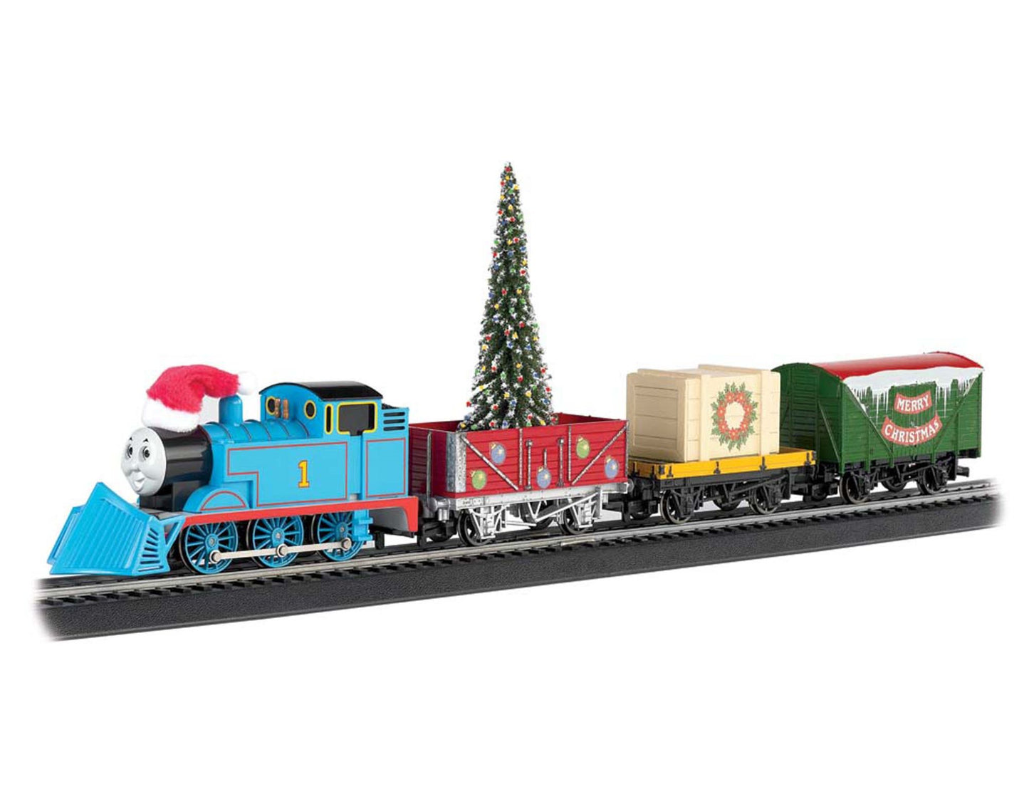 Bachmann Trains Thomas' Christmas Express HO Scale Ready To Run Electric Train Set