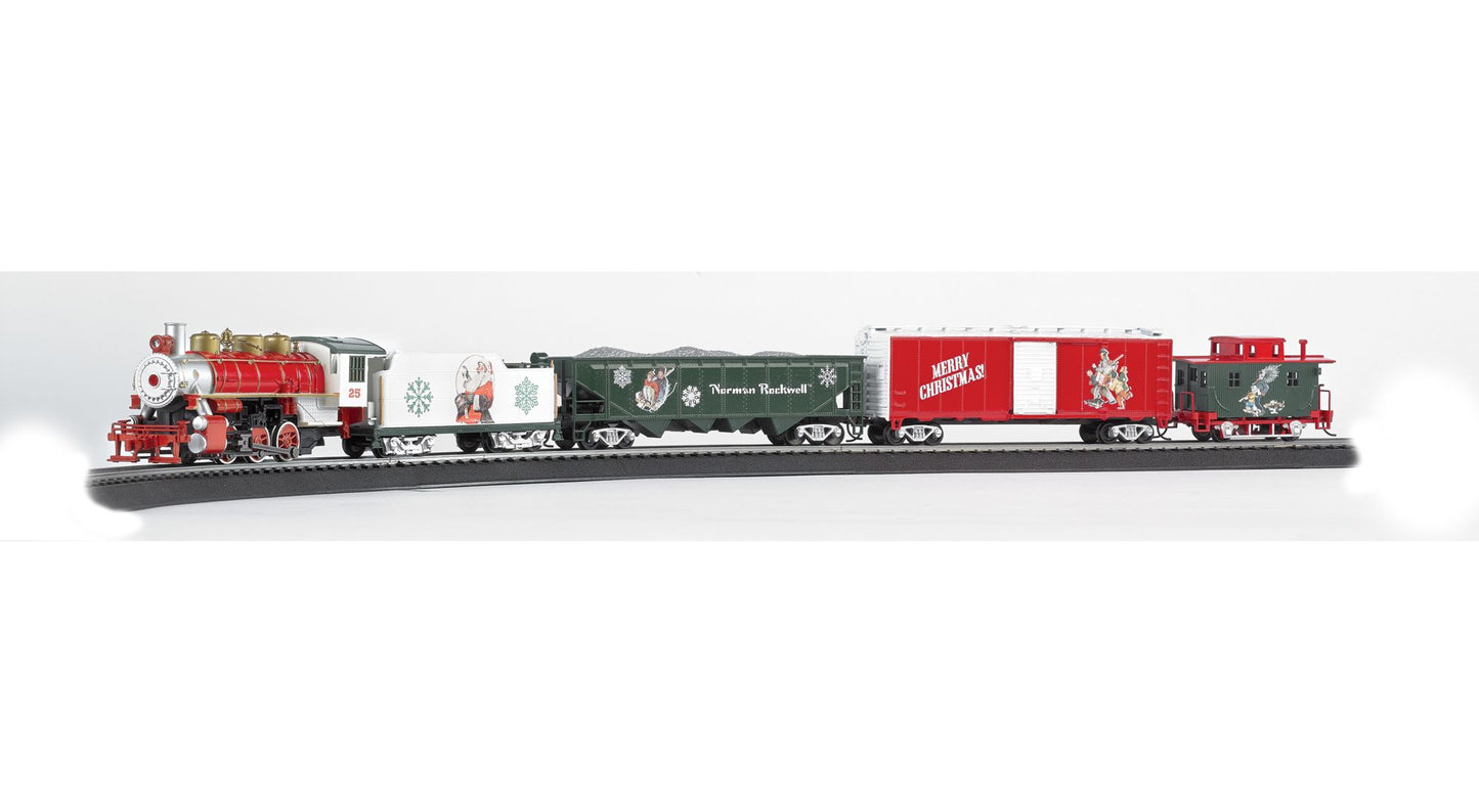 Bachmann Trains A Norman Rockwell Christmas Train - HO Scale Ready To Run Electric Train Set