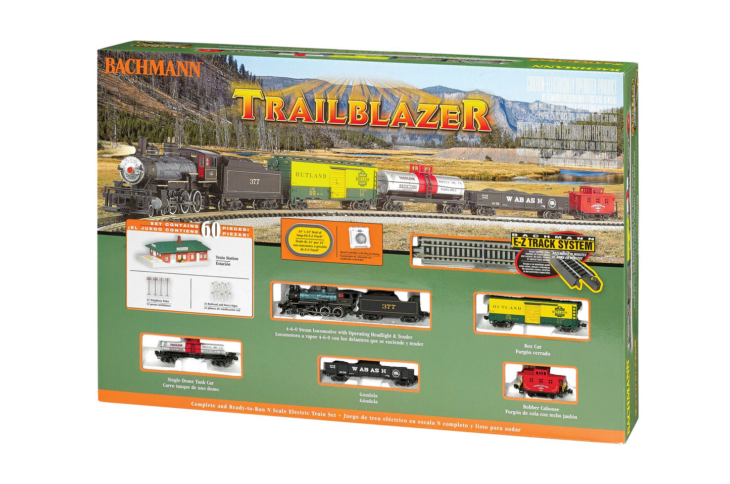 Bachmann Trains Trailblazer - N Scale Ready To Run Electric Train Set