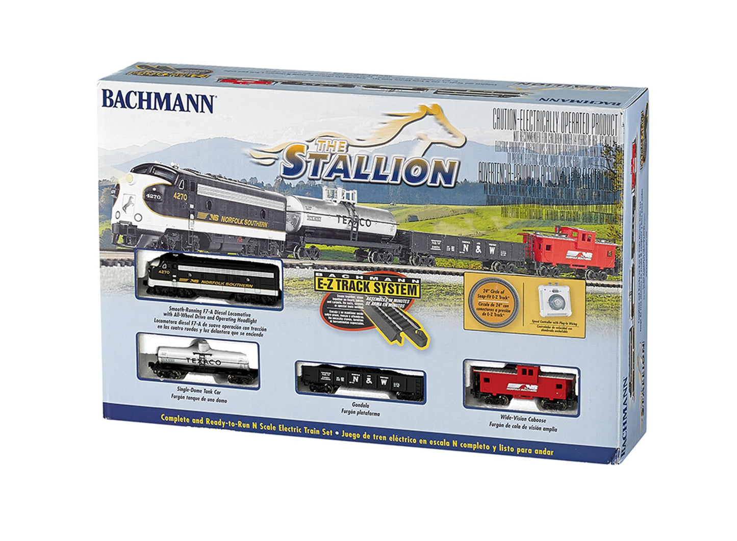 Bachmann Trains The Stallion N Scale Ready To Run Electric Train Set