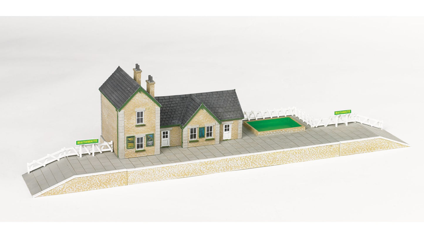 Bachmann Trains Thomas and Friends Maithwaite Station Resin Building Scenery Item- HO Scale