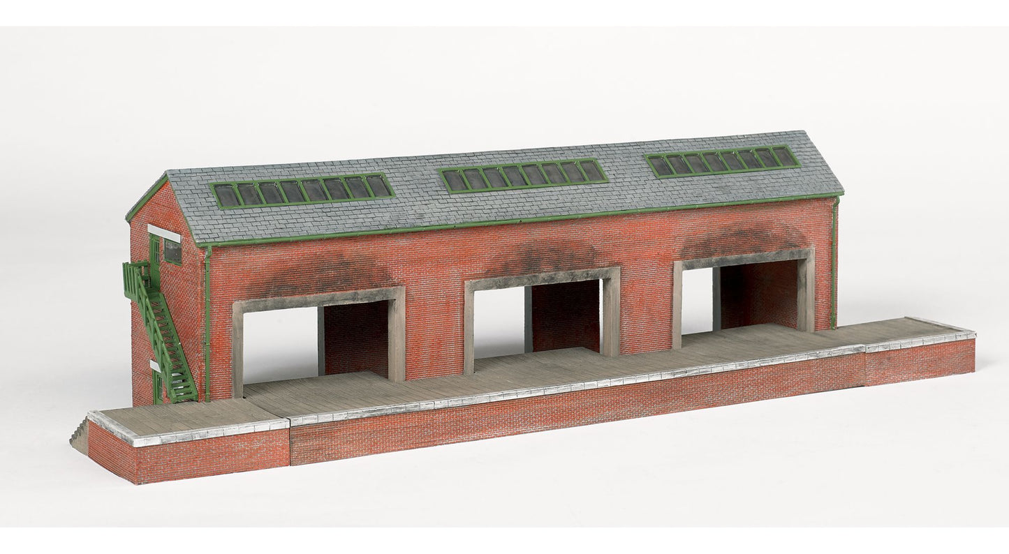 Bachmann Trains Thomas & Friends Brendam Warehouse Resin Building Scenery Item- HO Scale
