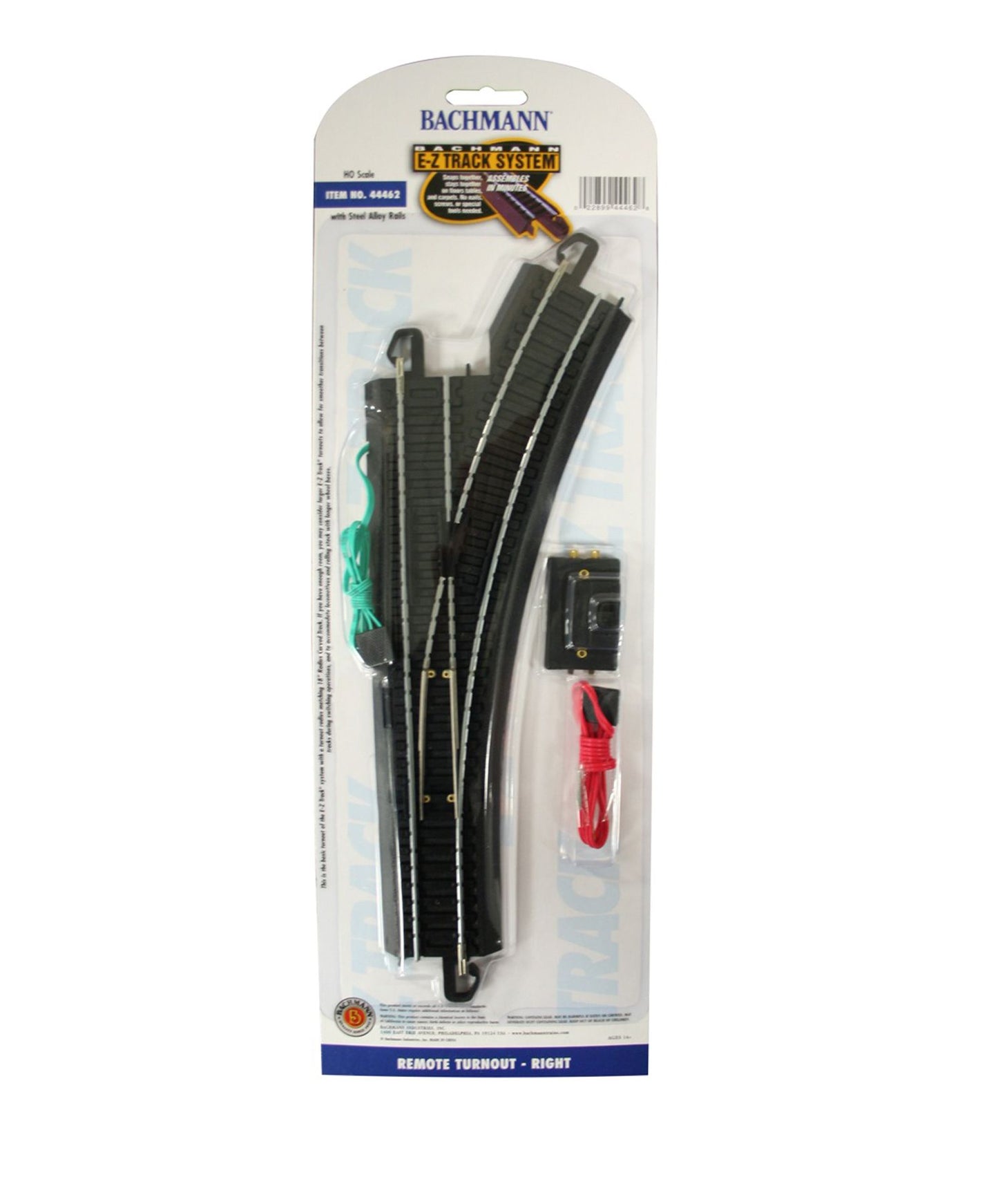 Bachmann Trains Remote Turnout - Right (1/Card) - Ho Scale