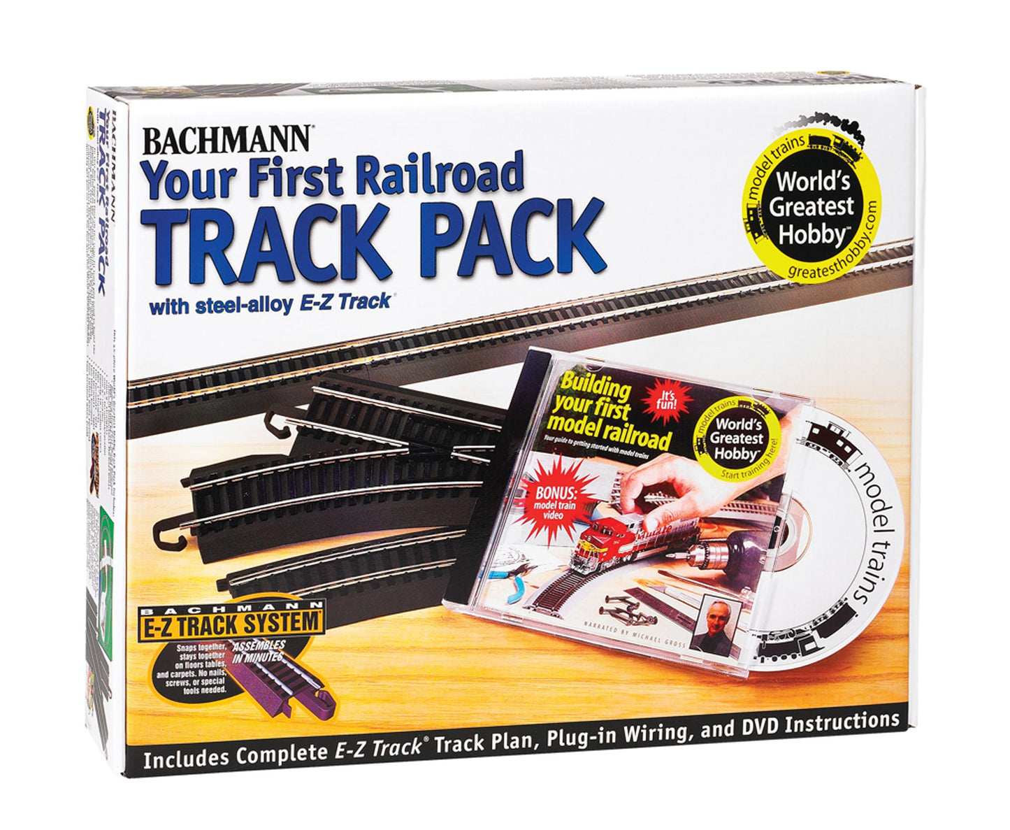 HO Scale E-Z Track Deluxe Hobby Track Pack
