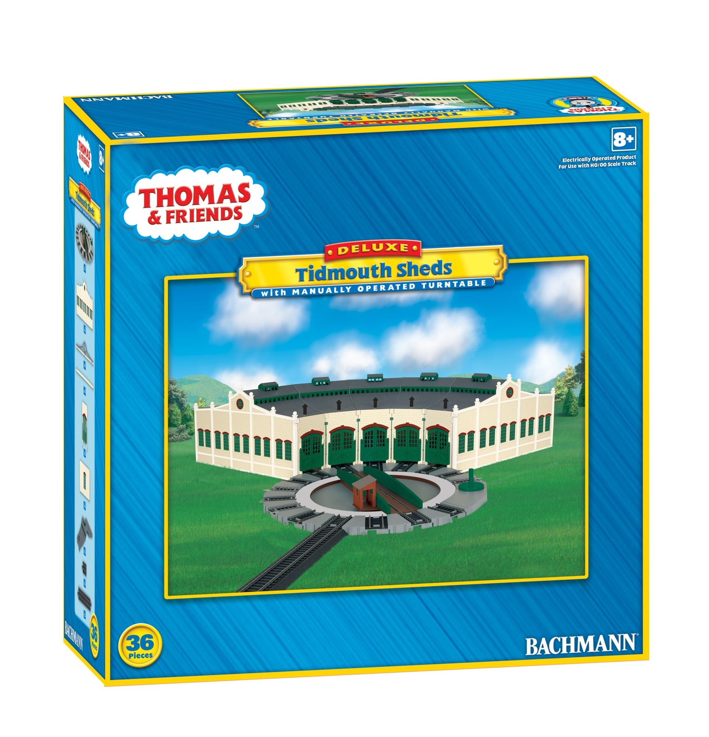HO Scale Tidmouth Sheds with Manually Operated Turntable