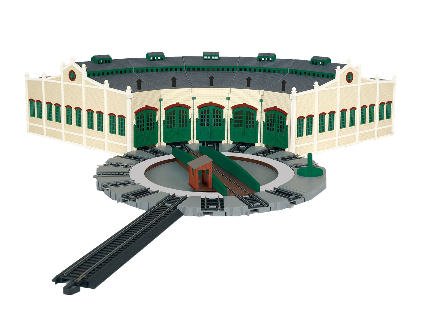 HO Scale Tidmouth Sheds with Manually Operated Turntable