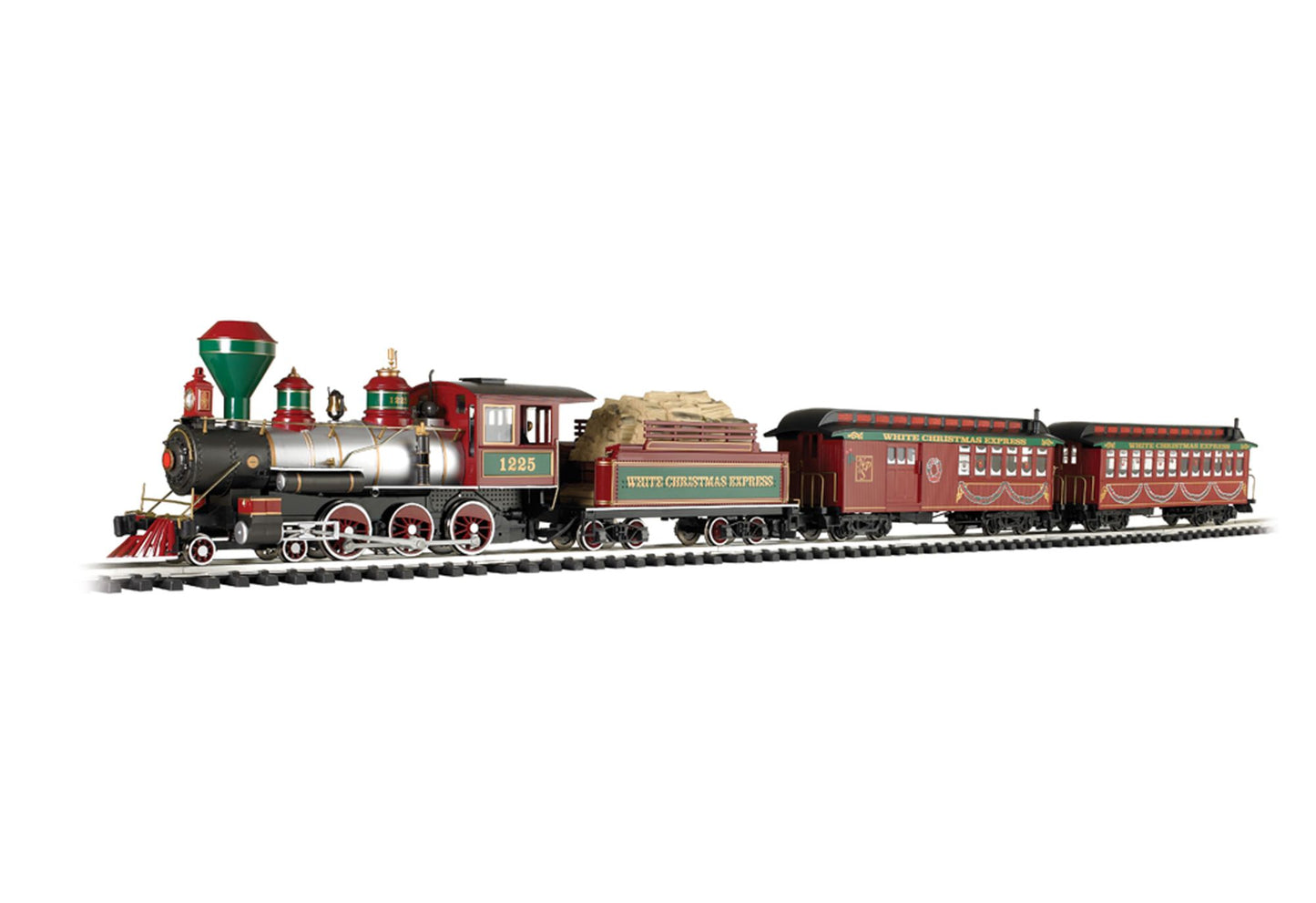 Large "G" Scale White Christmas Train Set