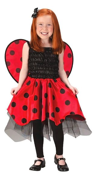 Lady Bug with Wings Toddler/Child Costume: Size Small (3T-4T)