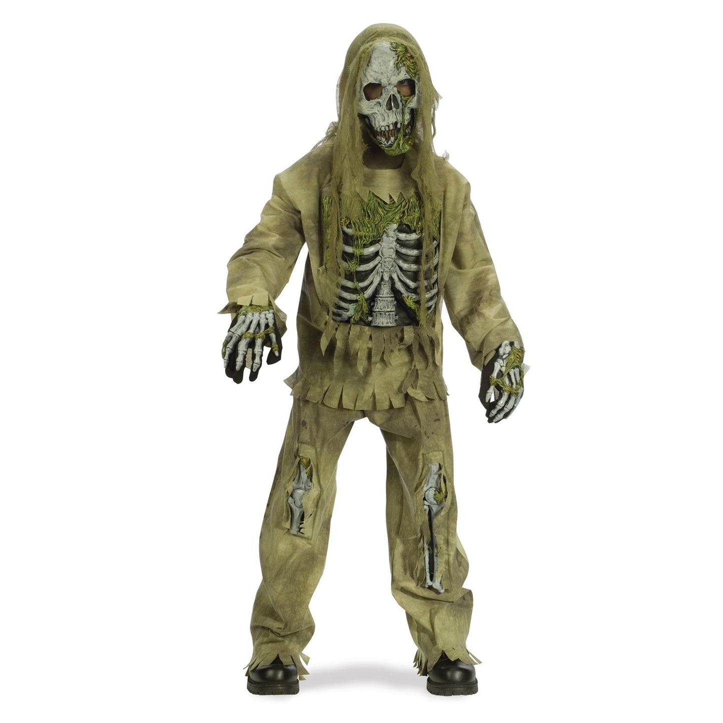 Skeleton Zombie Child Costume: Size 8-10