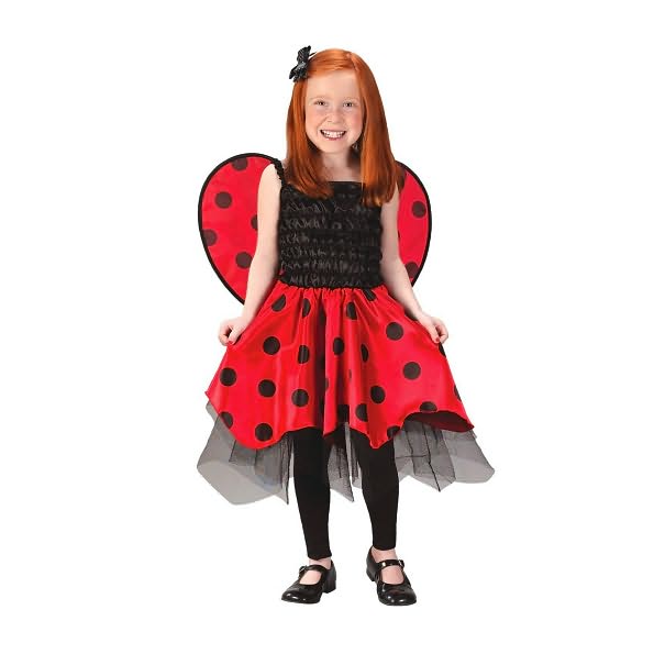 Lady Bug with Wings Toddler/Child Costume: Size Large (8-10)