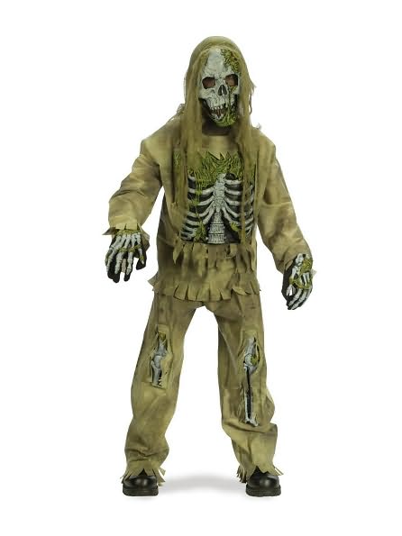 Skeleton Zombie Child Costume: Size 12-14