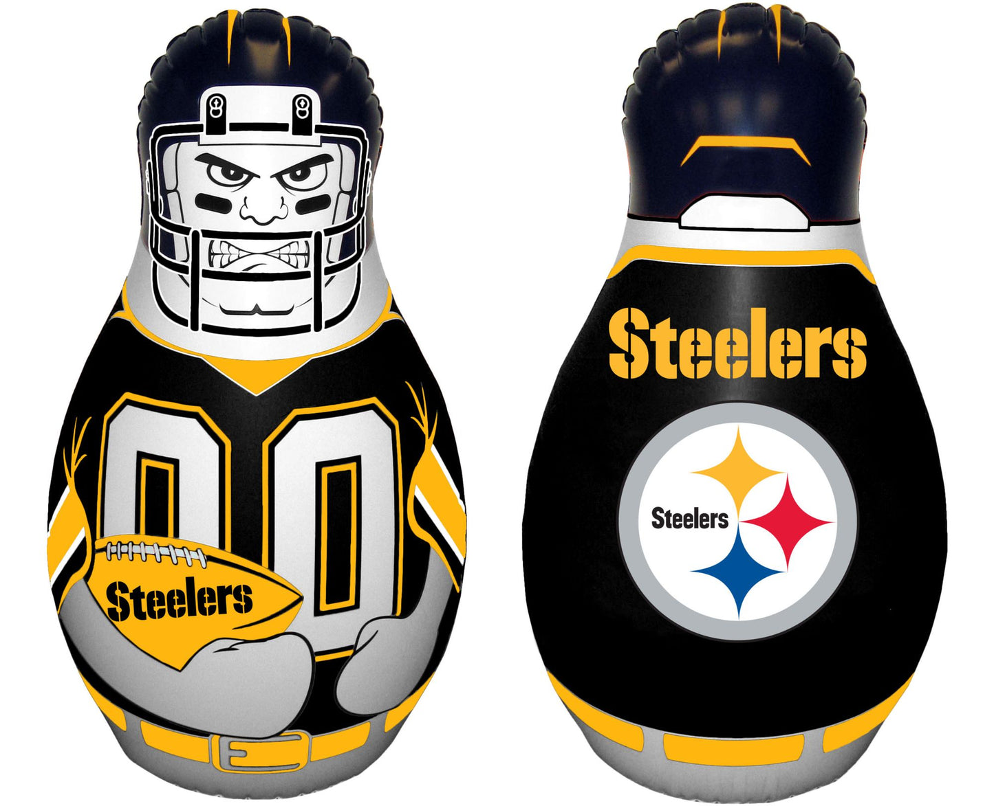 Fremont Die NFL Pittsburg Steelers Tackle Buddy Inflatable Punching Bag