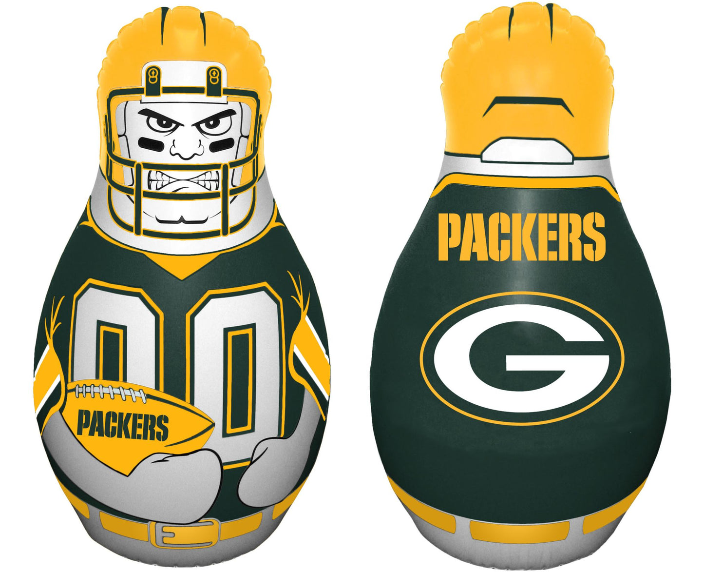 Fremont Die NFL Green Bay Packers Tackle Buddy Inflatable Punching Bag