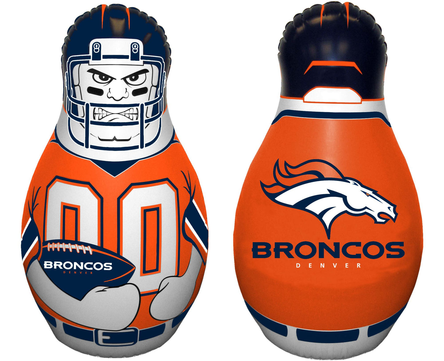 Fremont Die NFL Denver Broncos Tackle Buddy Inflatable Punching Bag