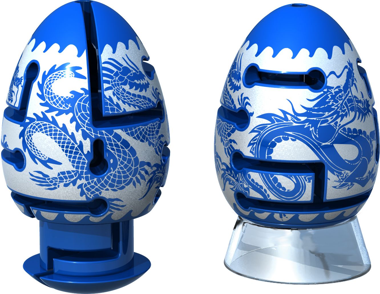 Blue Dragon - Challenging - 2 Layer Smart Egg