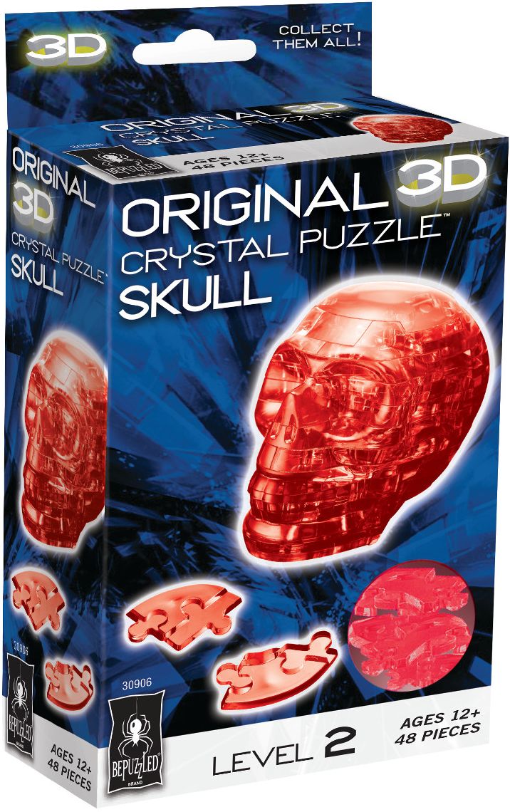 Red Skull Crystal Puzzle