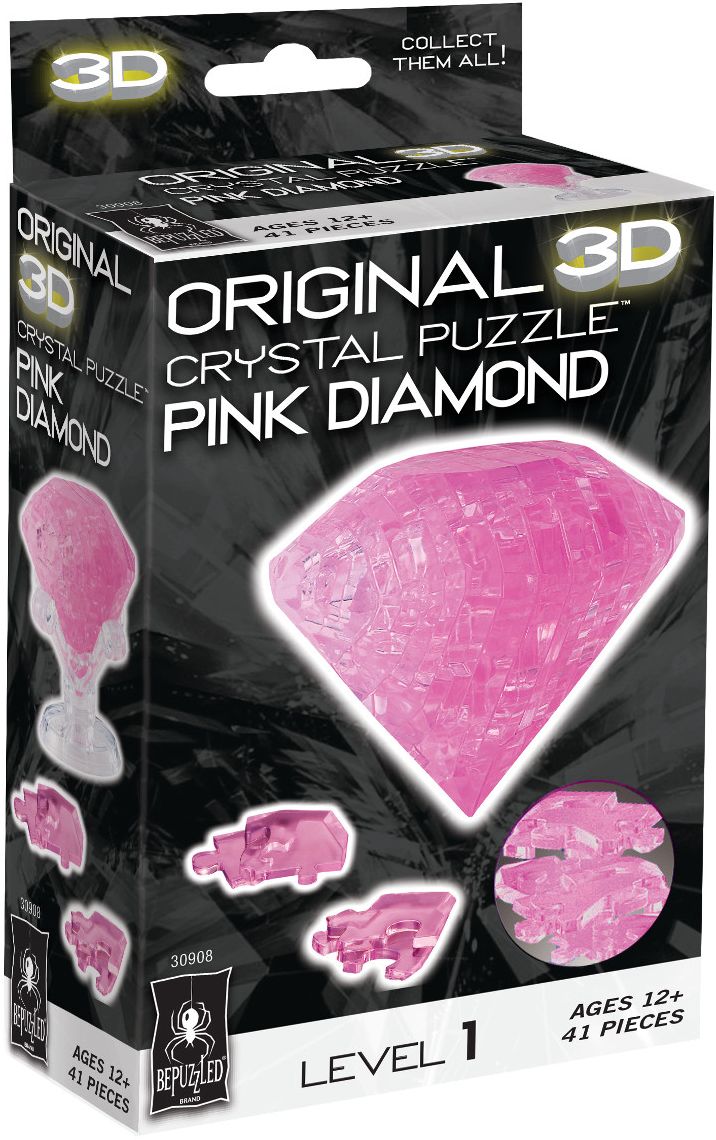 Pink Diamond Crystal Puzzle
