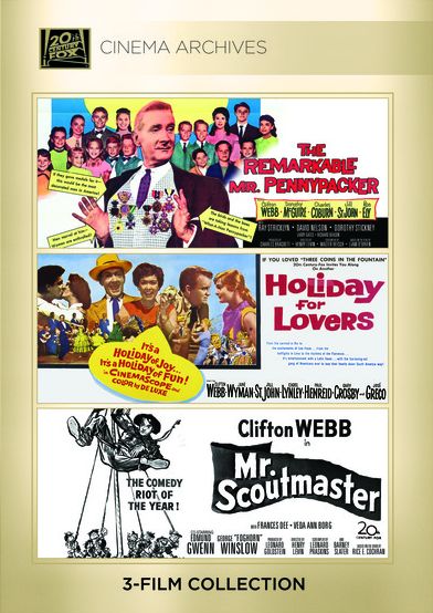 Clifton Webb: Cinema Archives - 3-Film Collection [3 Discs]