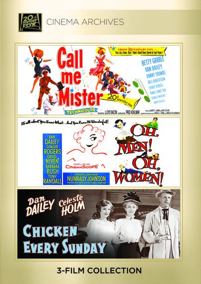 Dan Dailey: Cinema Archives - 3-Film Collection [3 Discs]