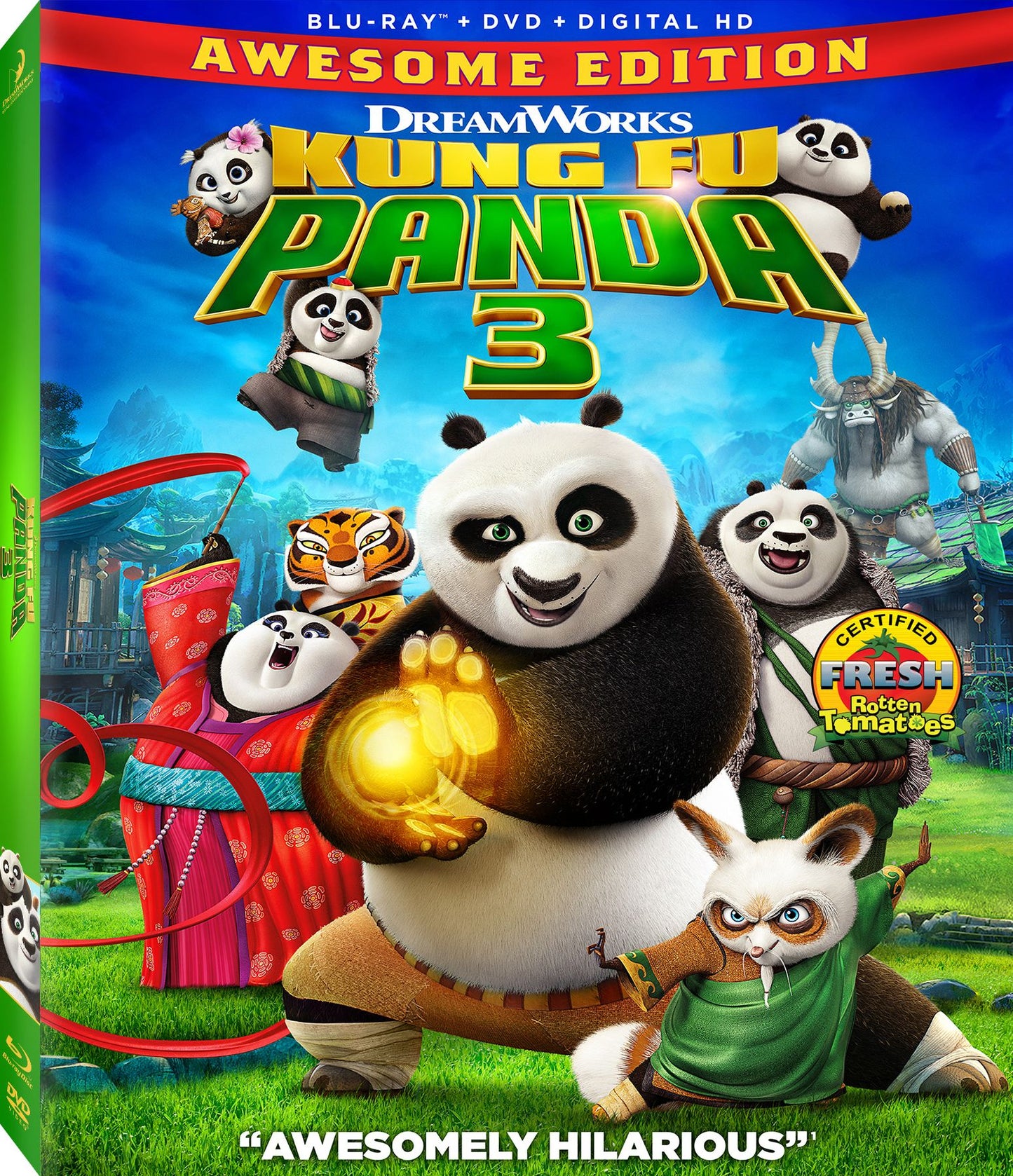 Kung Fu Panda 3 [Includes Digital Copy] [Blu-ray/DVD]