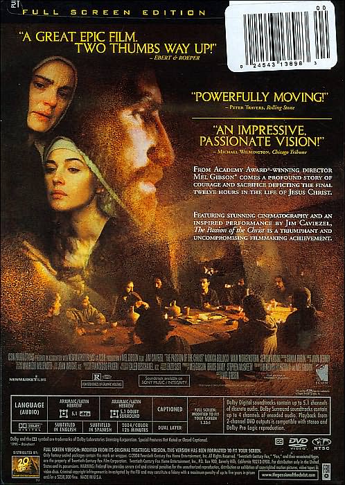 The Passion of The Christ [P&S]