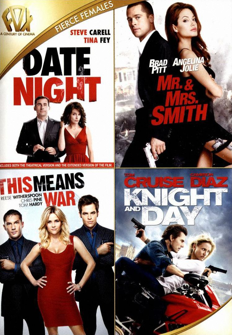 Date Night/mr. And Mrs. Smith/this Means War/knight And Day