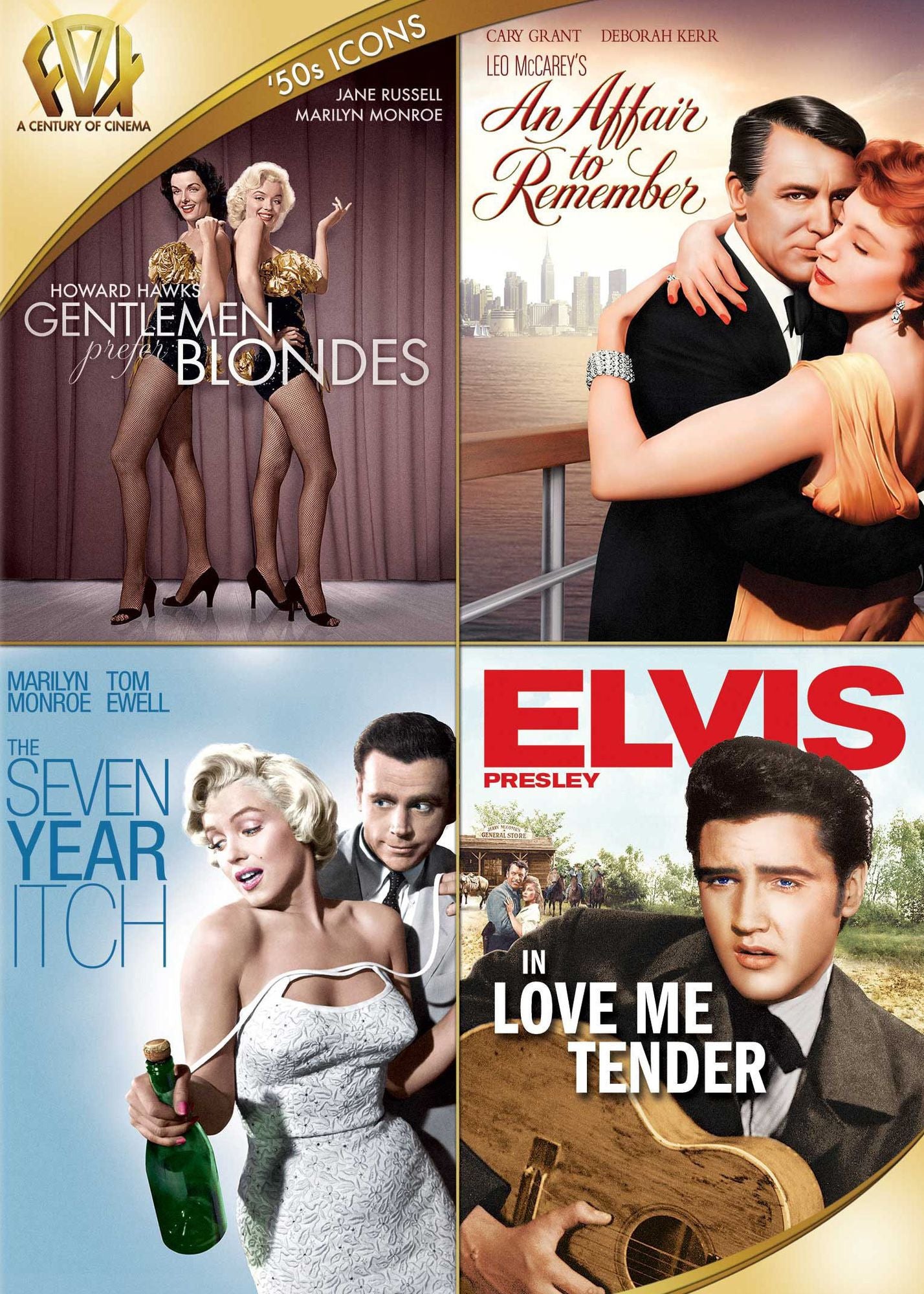 Gentlemen Prefer Blondes/an Affair To Remember/the Seven Year Itch/love Me Tender