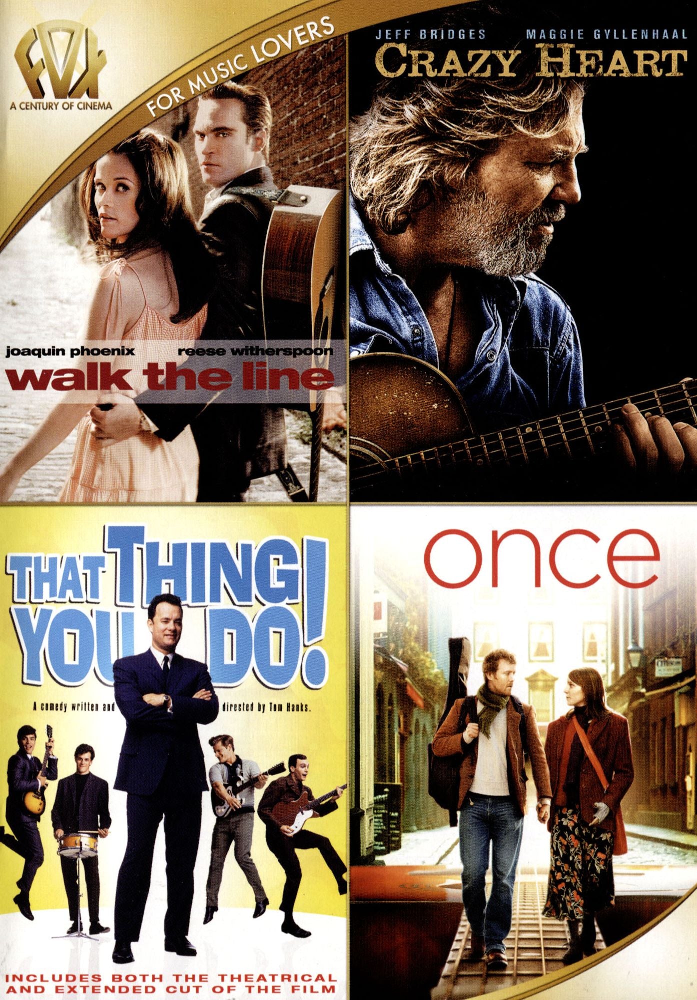 Walk the Line/Crazy Heart/That Thing You Do/Once [4 Discs]