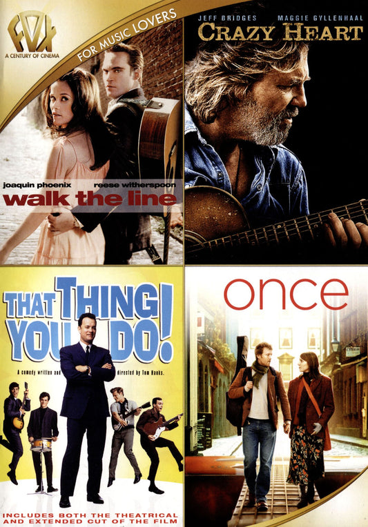 Walk the Line/Crazy Heart/That Thing You Do/Once [4 Discs]