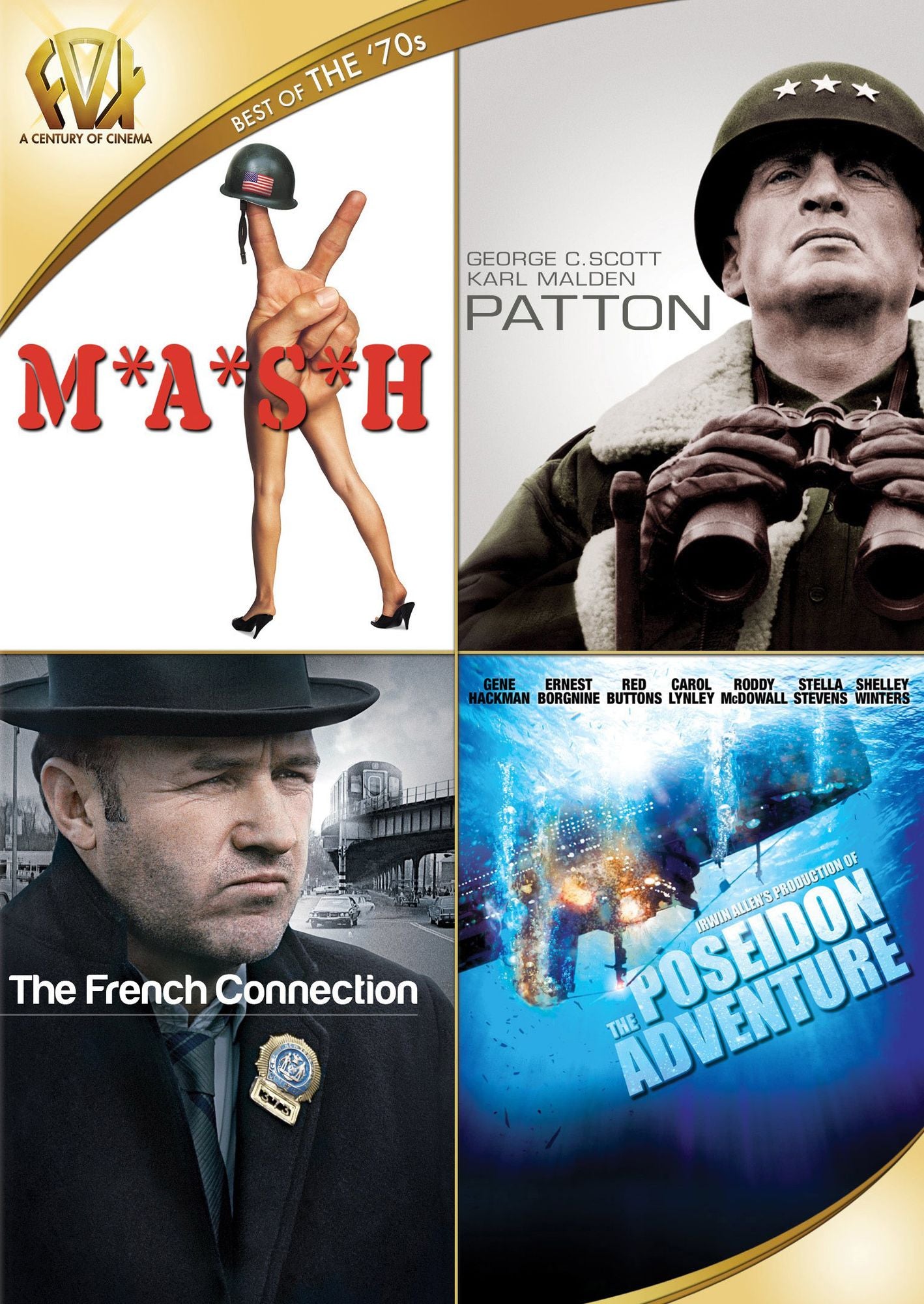 M*a*s*h/patton/the French Connection/the Poseidon Adventure